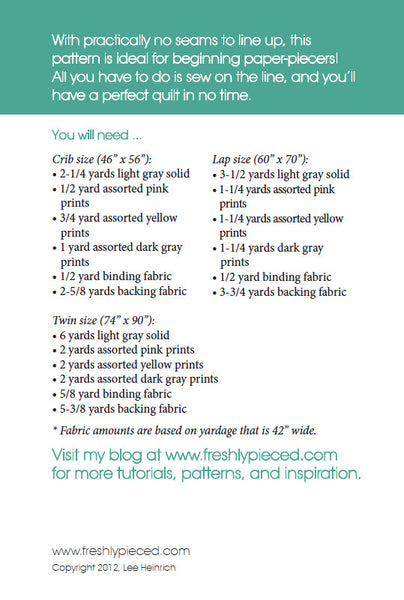 Cartwheels PDF Pattern - Freshly Pieced Quilt Patterns - 2