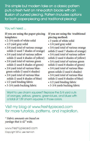 Terrazzo PDF Pattern - Freshly Pieced Quilt Patterns - 2