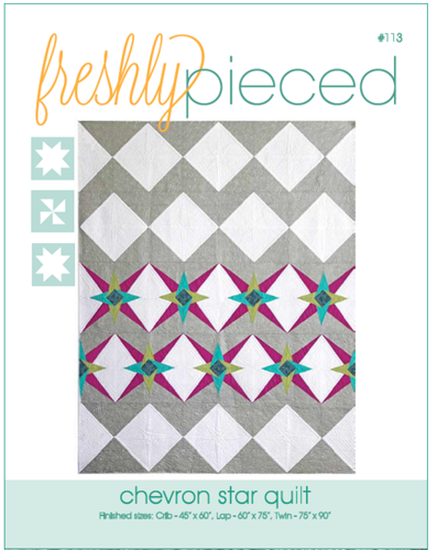 Chevron Star PDF Pattern - Freshly Pieced Quilt Patterns - 3