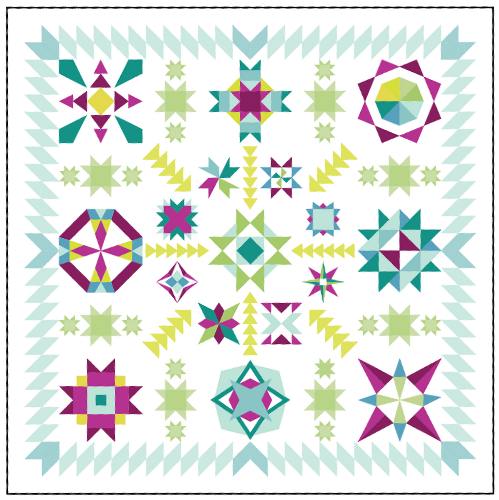 2017 Summer Sampler: Summer Star Medallion