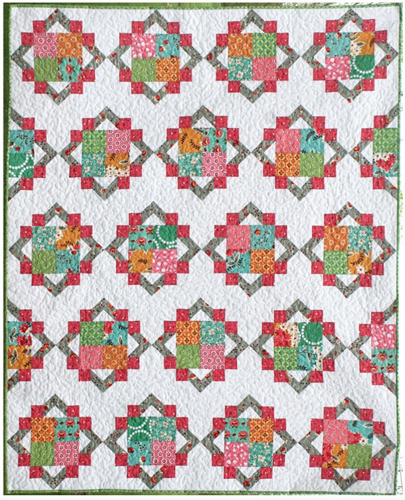 Cathedral Square PDF Pattern - Freshly Pieced Quilt Patterns - 1
