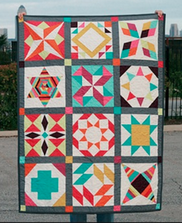 Summer Sampler Series (2011) PDF Pattern - Freshly Pieced Quilt Patterns - 1