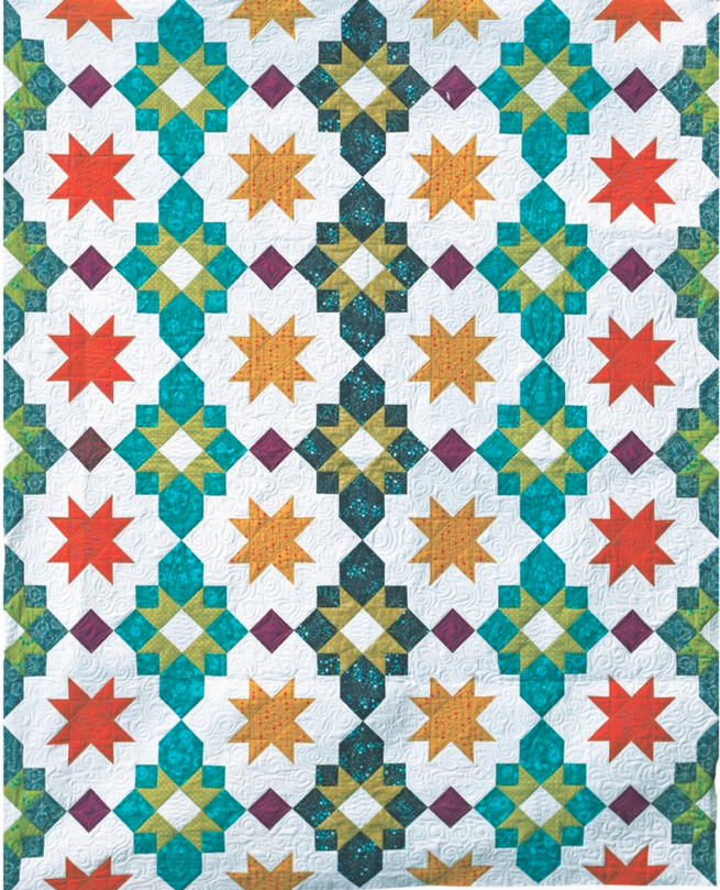 Moroccan Lanterns PDF Pattern - Freshly Pieced Quilt Patterns - 1
