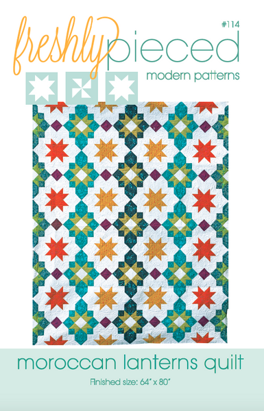 Moroccan Lanterns PDF Pattern - Freshly Pieced Quilt Patterns - 3