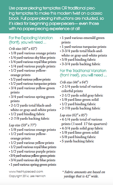 Wavelength PDF Pattern - Freshly Pieced Quilt Patterns - 3