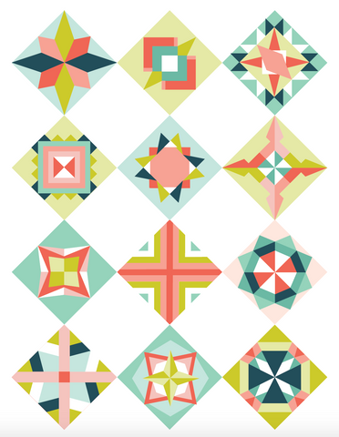 Paper Chain: A Foundation-Paper-Pieced Sampler Quilt Pattern