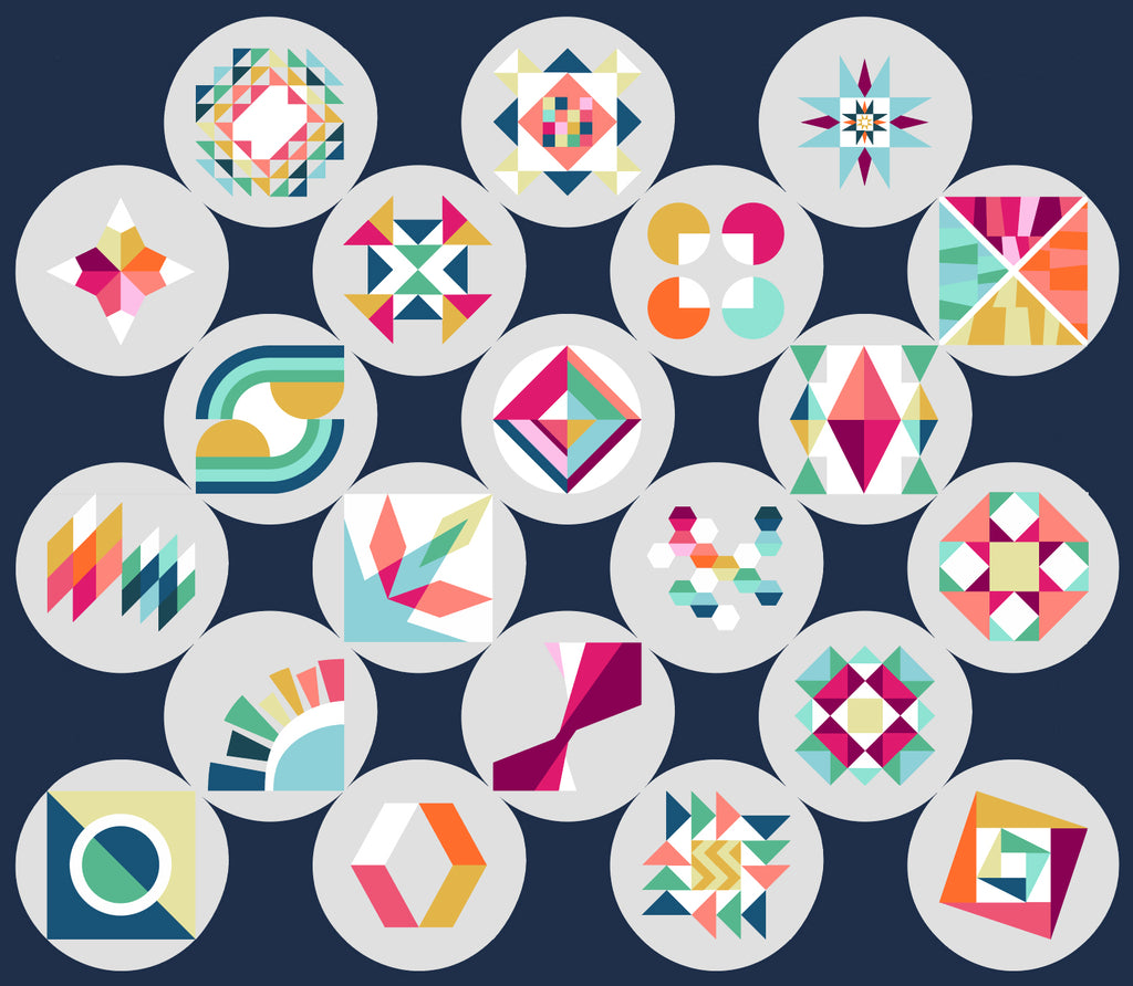 Summer Sampler 10: Mosaic - a free block pattern — Lee Heinrich