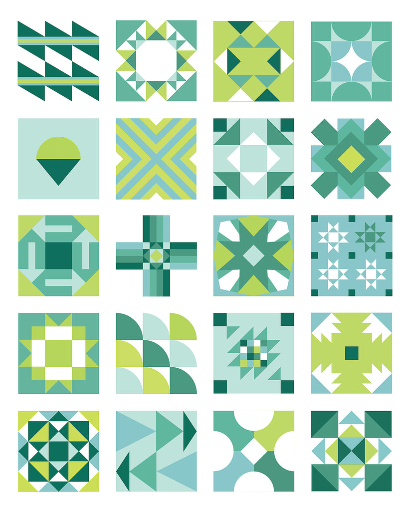 Summer Sampler 2016 - Freshly Pieced Quilt Patterns